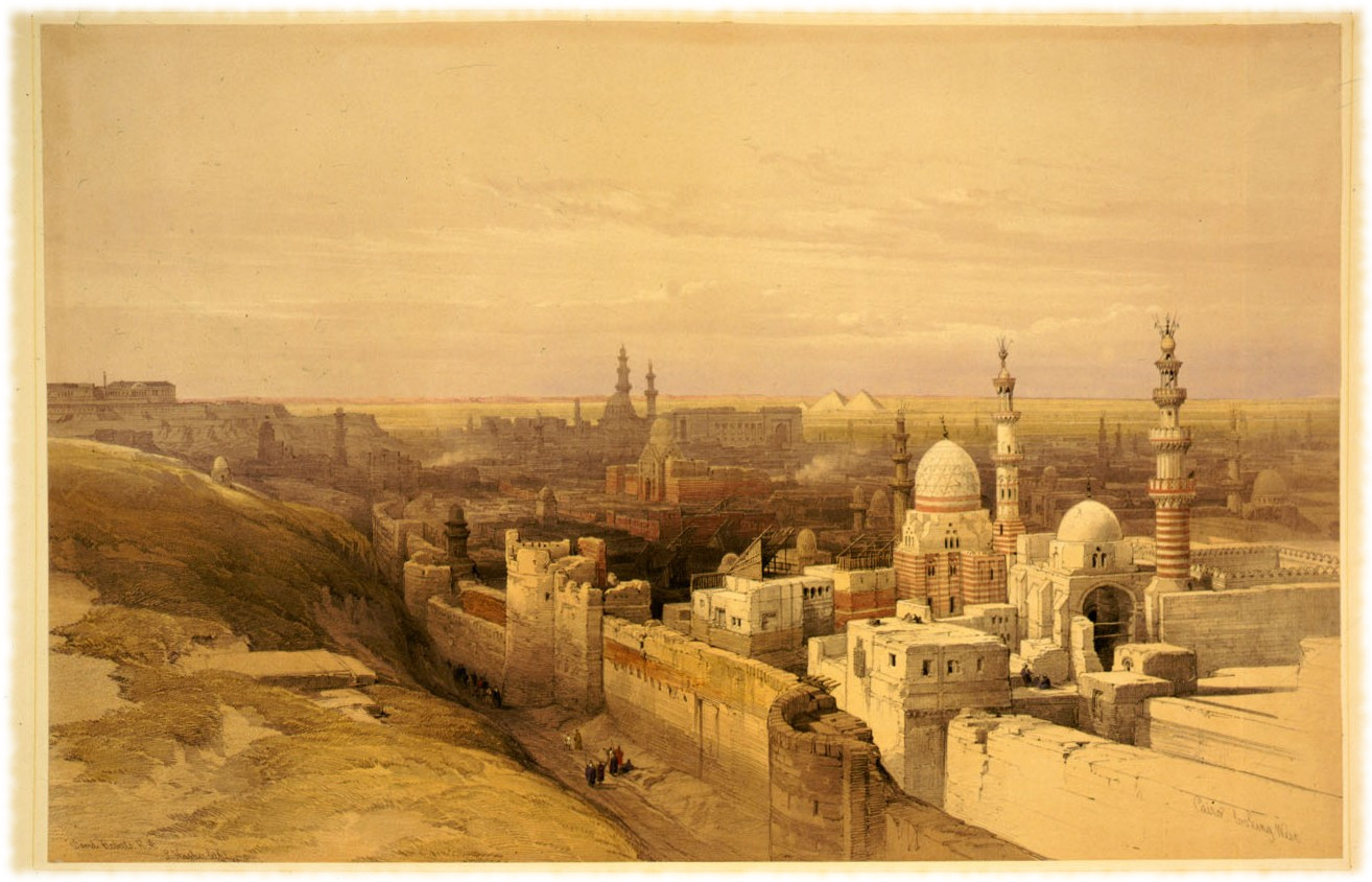 Cairo east view David Roberts.jpg
